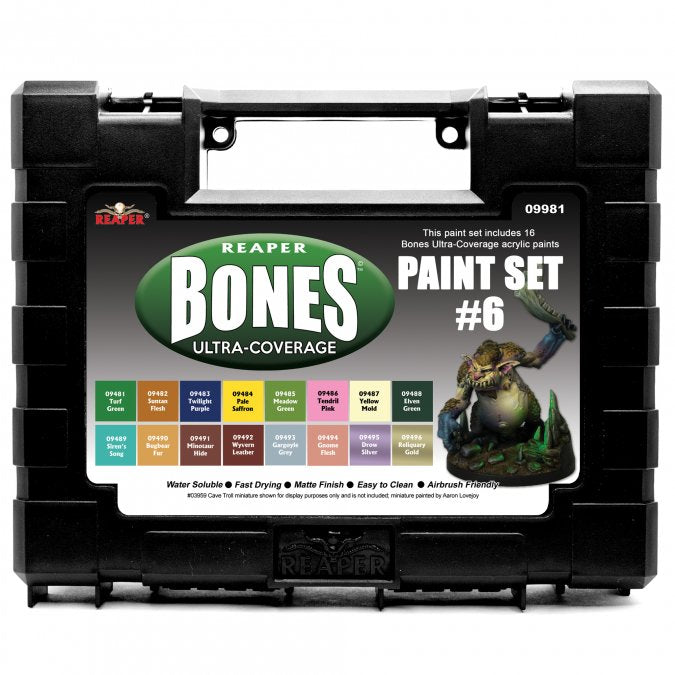 Master Series Paint Bones Ultra-Coverage Paint Set #6
