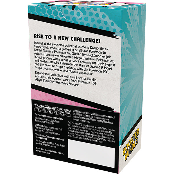 Pokemon: Mega Evolution - Ascended Heroes Booster Bundle