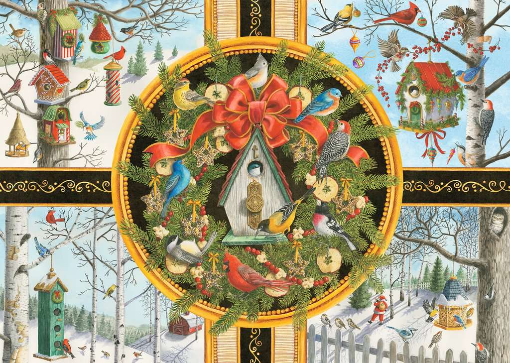 Puzzle: Christmas Songbirds