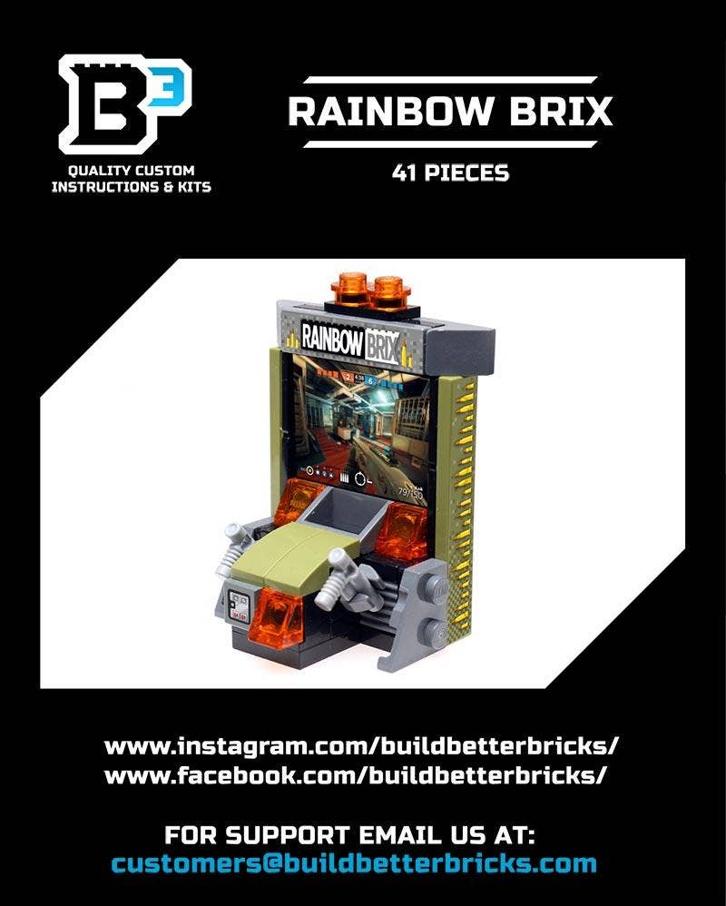 Rainbow Brix - Custom LEGO Shooter Arcade Game