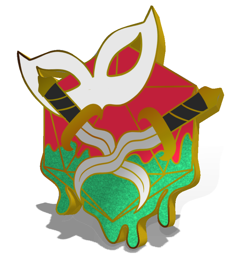 Dungeons & Dragons Role: Rogue Enamel Pin