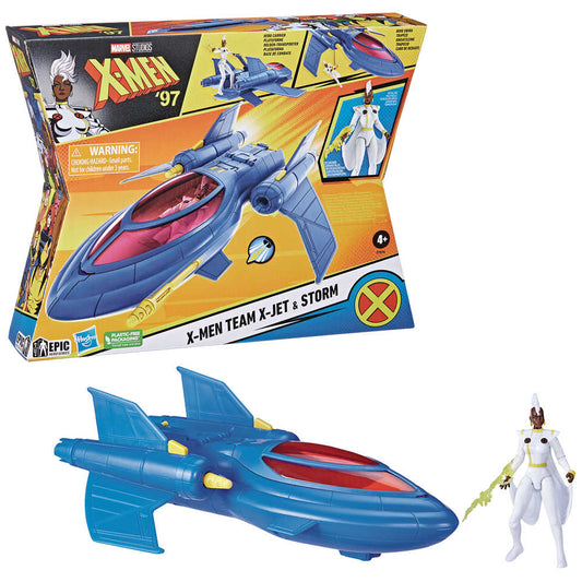 Hasbro Epic Heroes X-Men 97 X-Jet with 4in Storm Action Figure