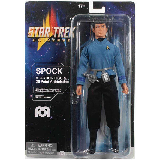 Mego Star Trek Strange New Worlds Spock 8in Action Figure