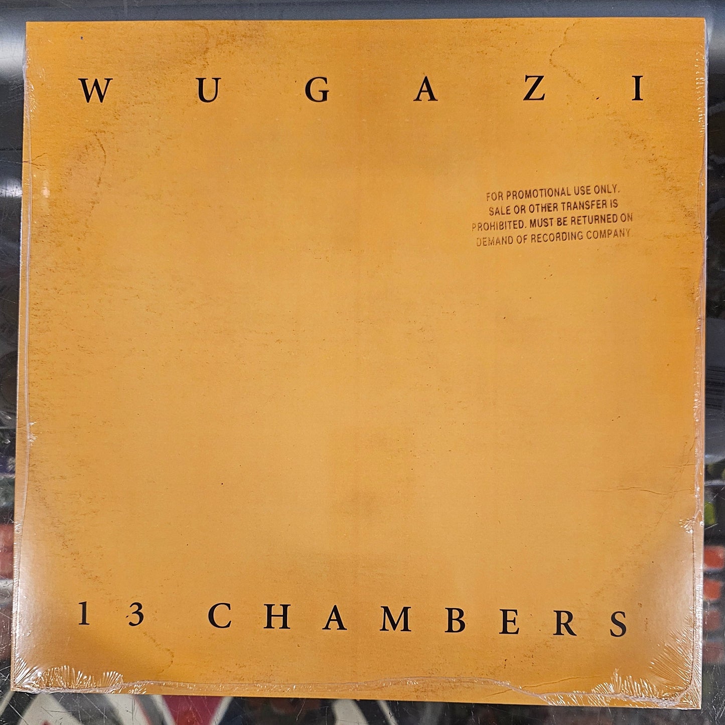 WUGAZI - 13 CHAMBERS (WU-TANG/FUGAZI MASH UP) Vinyl LP Record *Unofficial Release*
