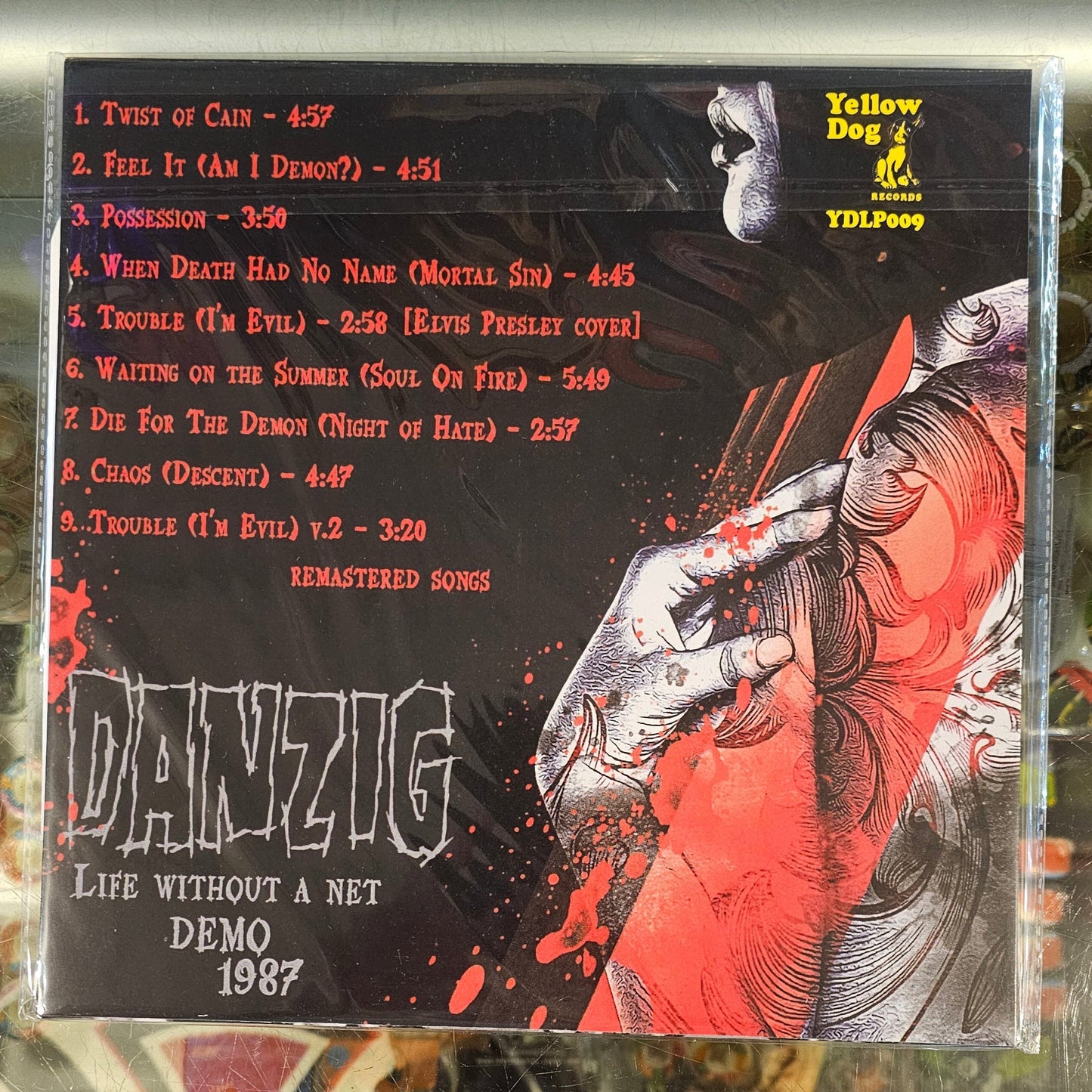 Danzig – Life Without A Net Demo 1987 (Clear Color Vinyl) LP Record *Unofficial Release*
