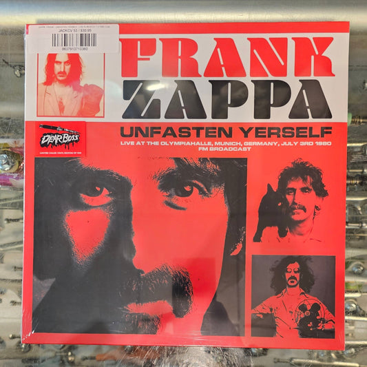 ZAPPA, FRANK - UNFASTEN YERSELF: LIVE IN MUNICH 7-3-1980 (Color Vinyl) LP Record *Unofficial Release*