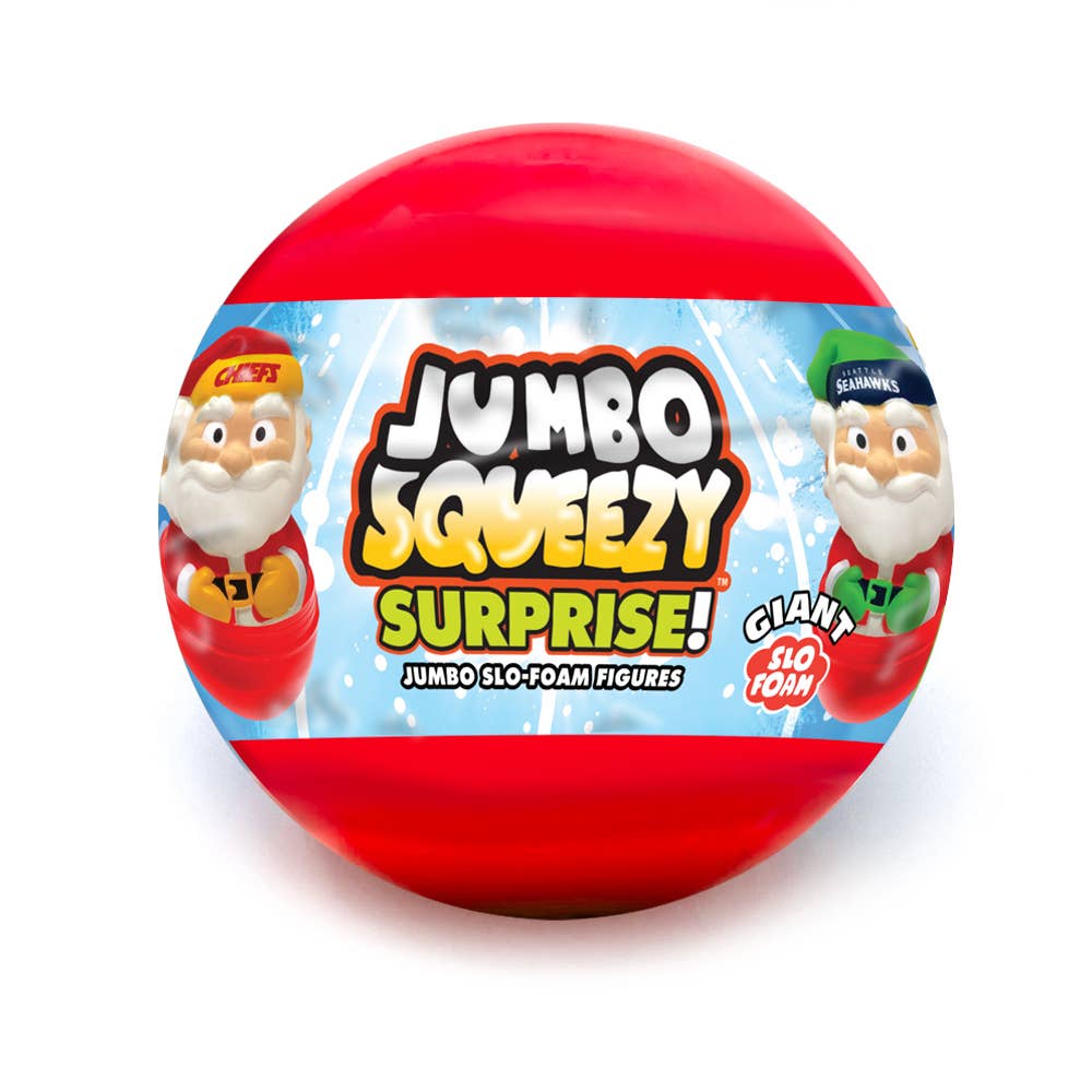 NFL Santa Squeezy Surprise! Giant Capsule