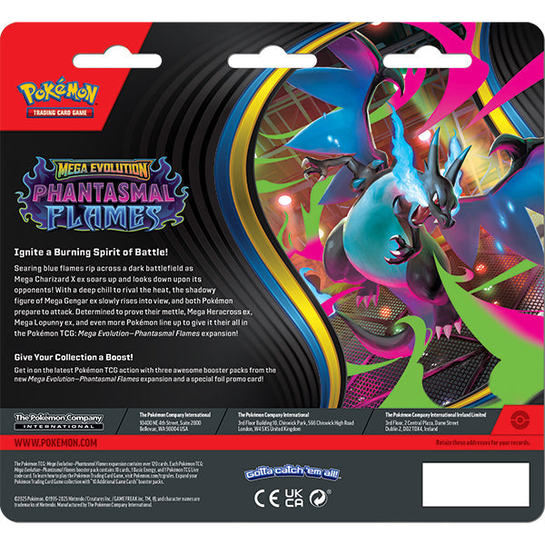 Pokemon: Mega Evolution - Phantasmal Flames 3-Blister Booster Pack - Weavile