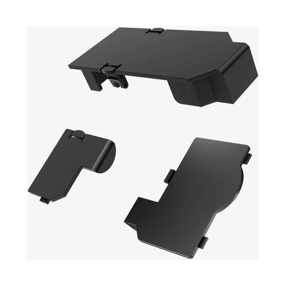 3 Piece Port Covers - Black For Nintendo GameCube®