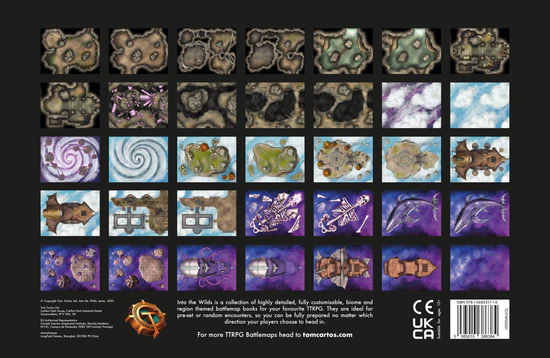 Into the Wilds Battlemap Books: Earth & Sky
