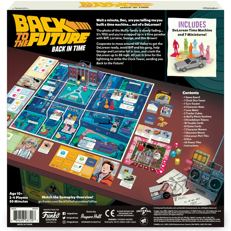 FunkoVerse: Back to the Future - Back in Time Board Game