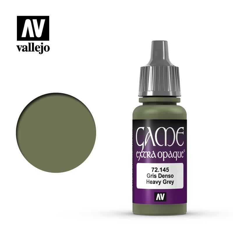 Vallejo Game Color Paint: Heavy Grey (17ml)
