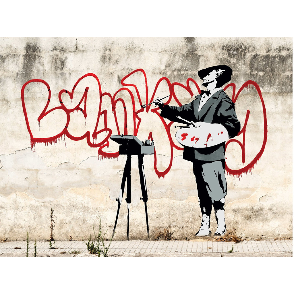 Urban Art Graffiti - Banksy Graffiti Painter/Velasquez