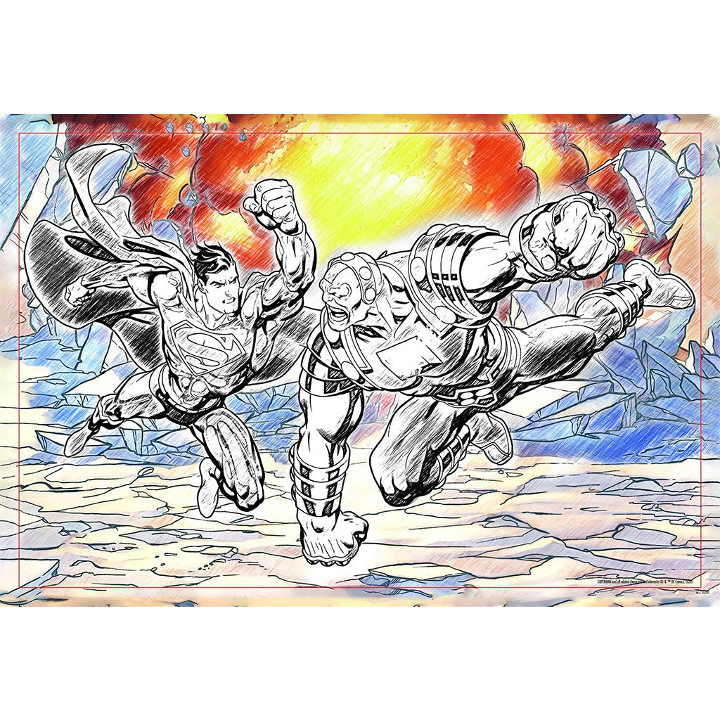 Puzzle: Scratch Off - Superman