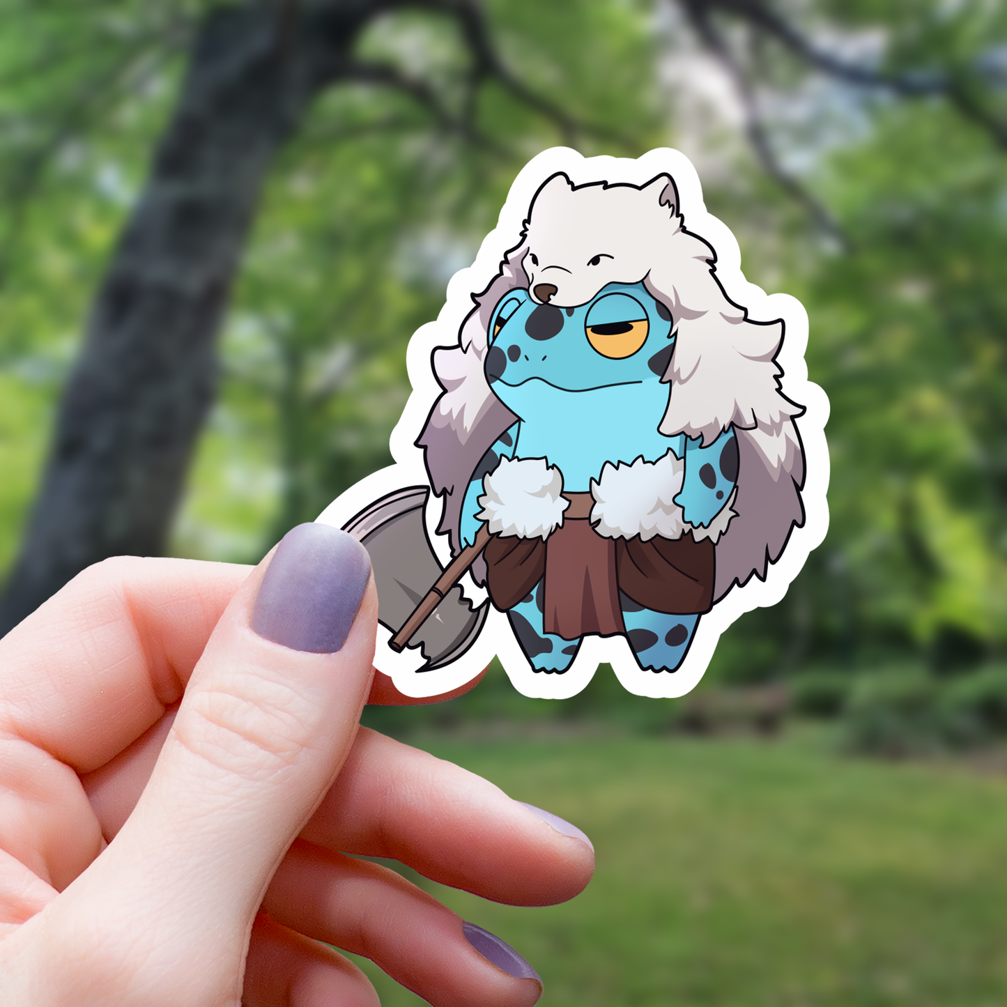 Barbarian Tabletop RPG Class Sticker - 3"