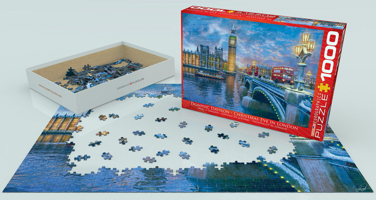 Puzzle: Christmas - Seasonal - Christmas Eve In London by Dominic Davison