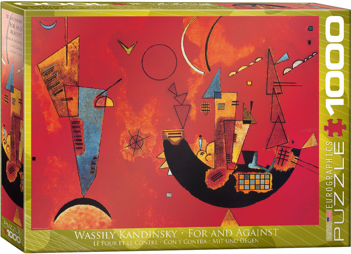 Puzzle: Fine Art Masterpieces - For and Against by Wassily Kandinsky