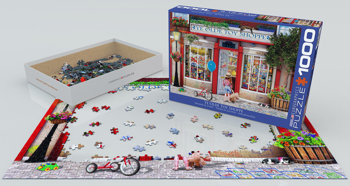 Puzzle: Favorite Pastimes - Ye Olde Toy Shoppe by Paul Normand
