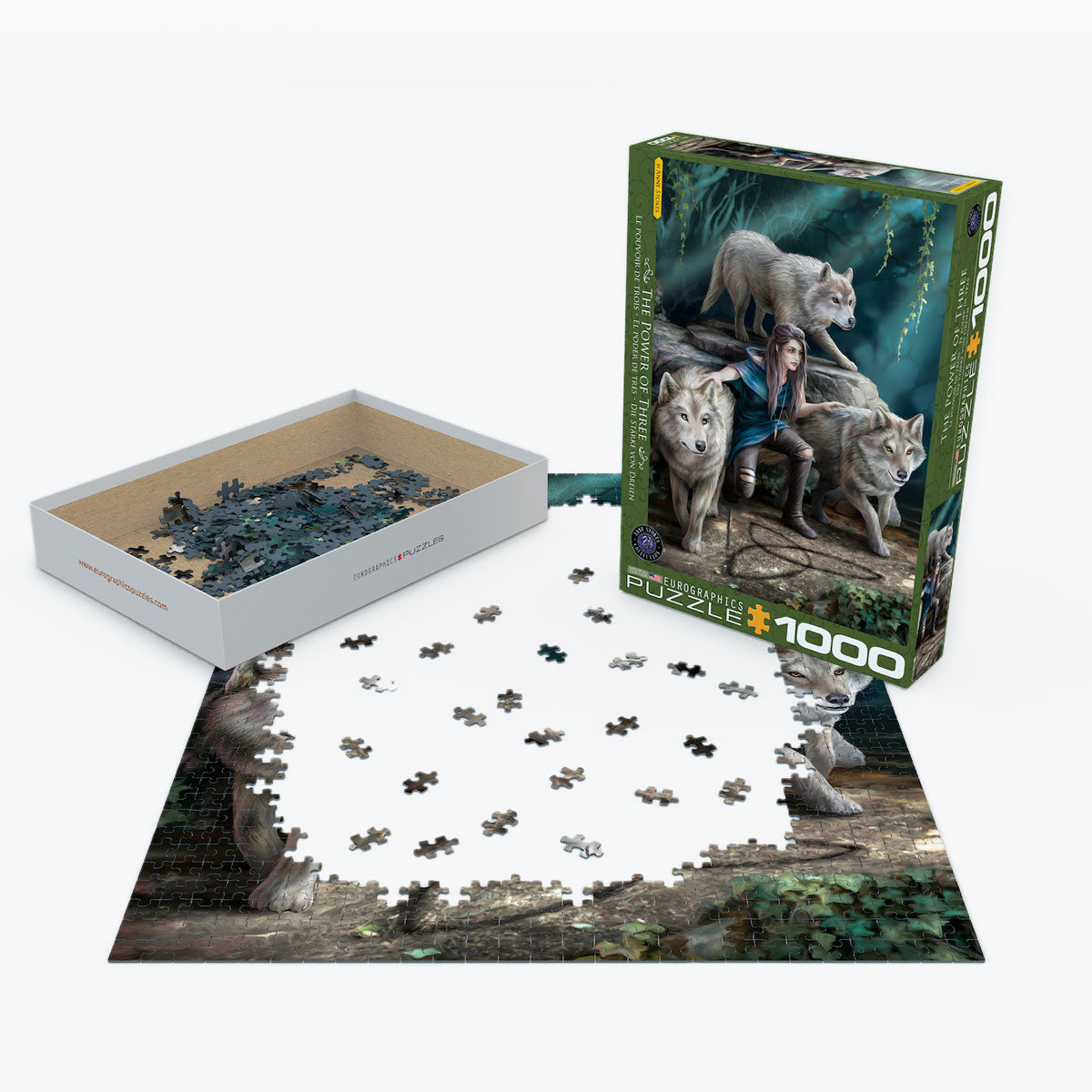 Puzzle: Artist Series - The Power of Three by Anne Stokes