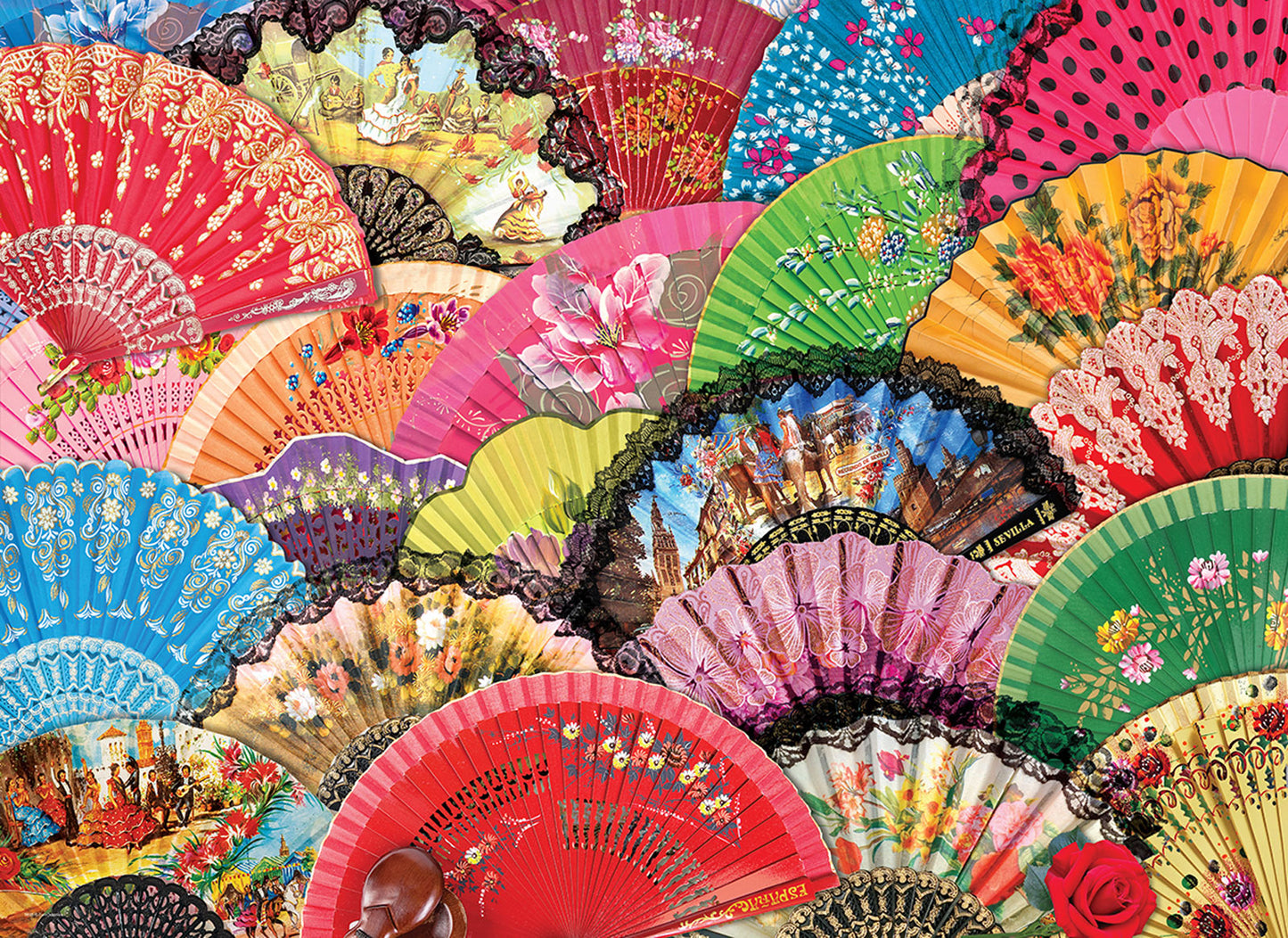 Puzzle: Colors of the World - Spanish Fans