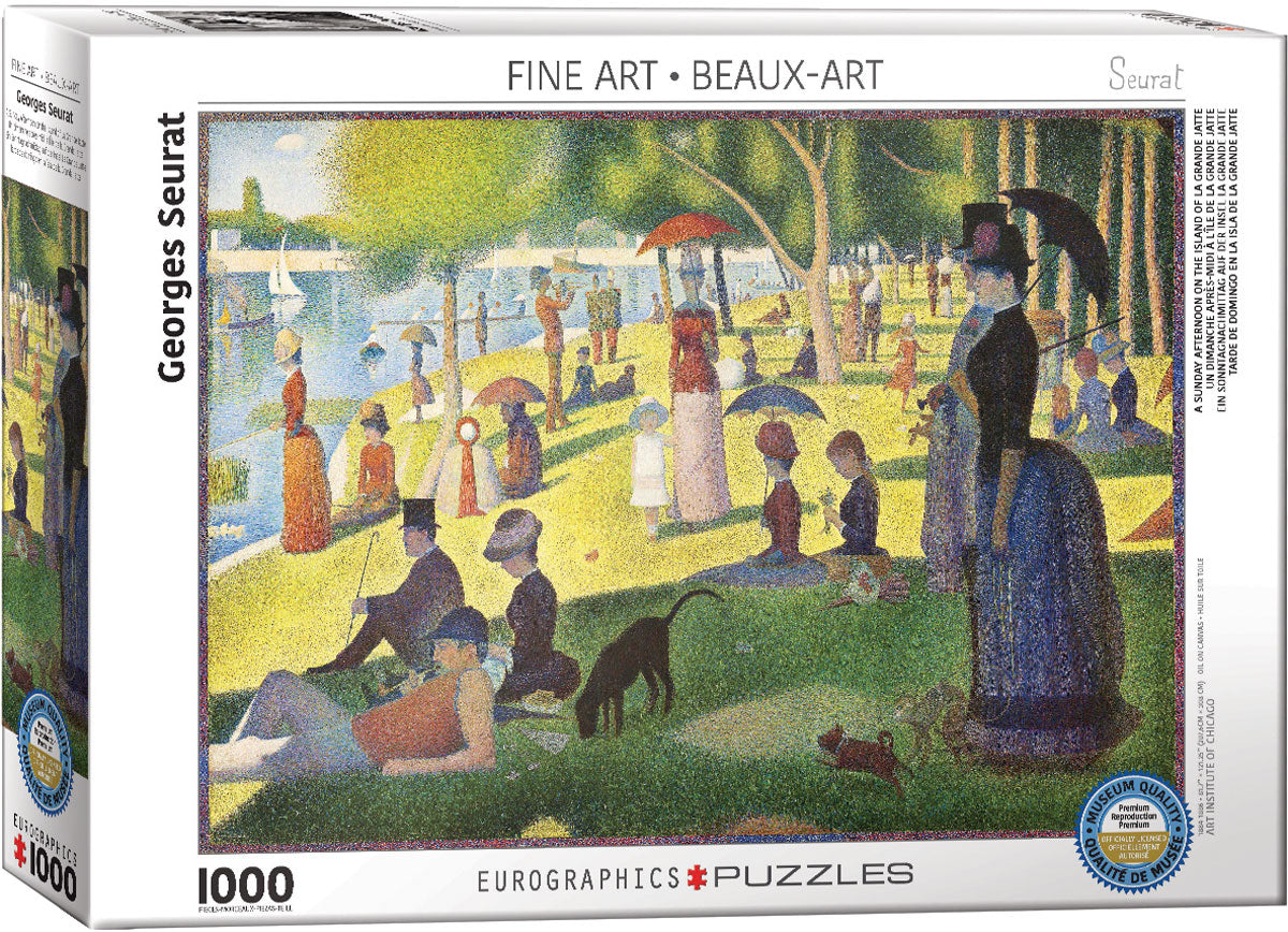 Puzzle: Fine Art Masterpieces - A Sunday on La Grande Jatte