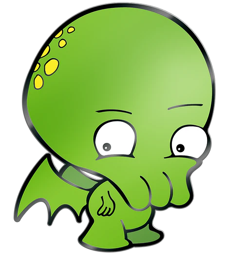 My Little Cthulhu Pin: Cthulhu