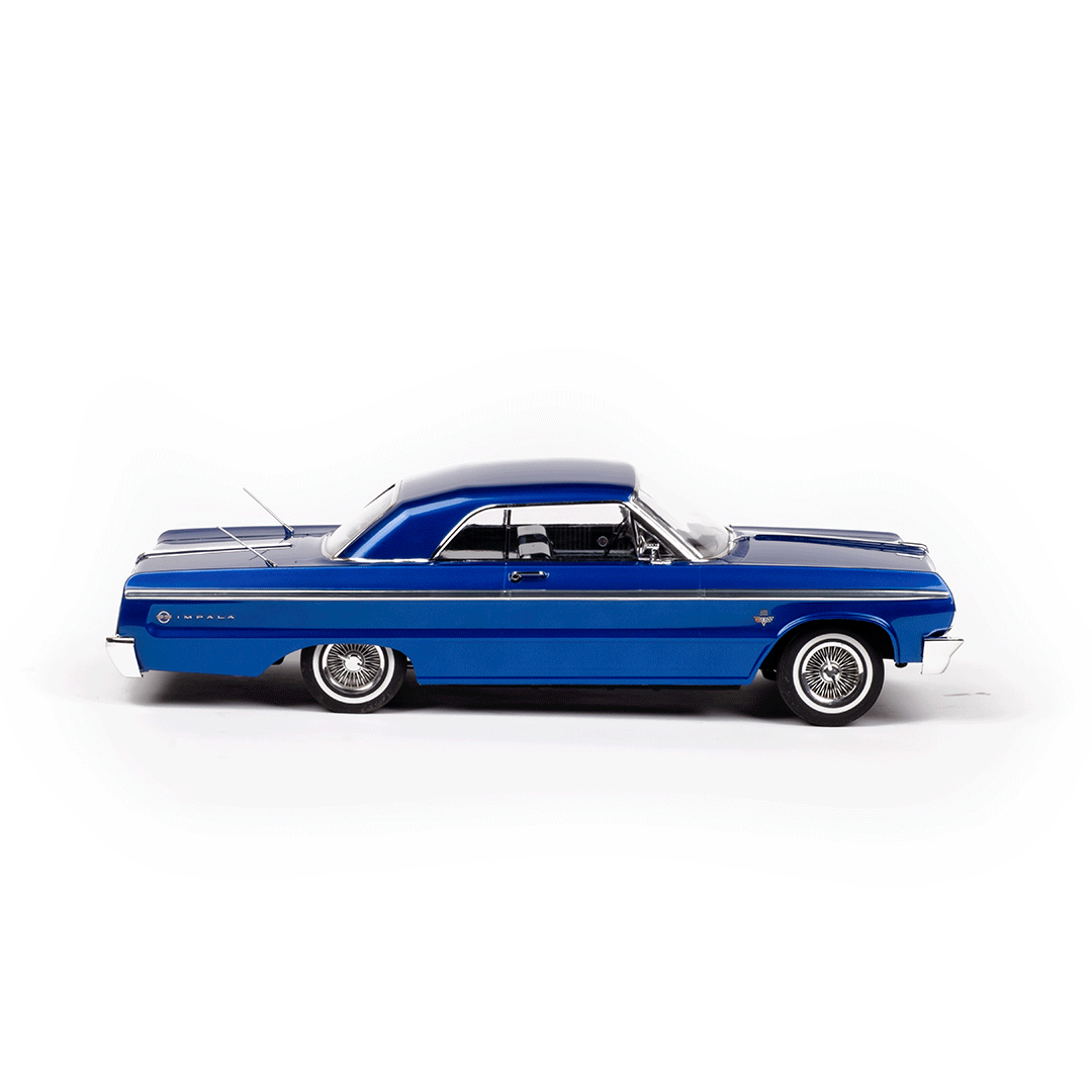 SixtyFour Chevrolet Impala Blue Kandy & Chrome Edition RTR from Redcat