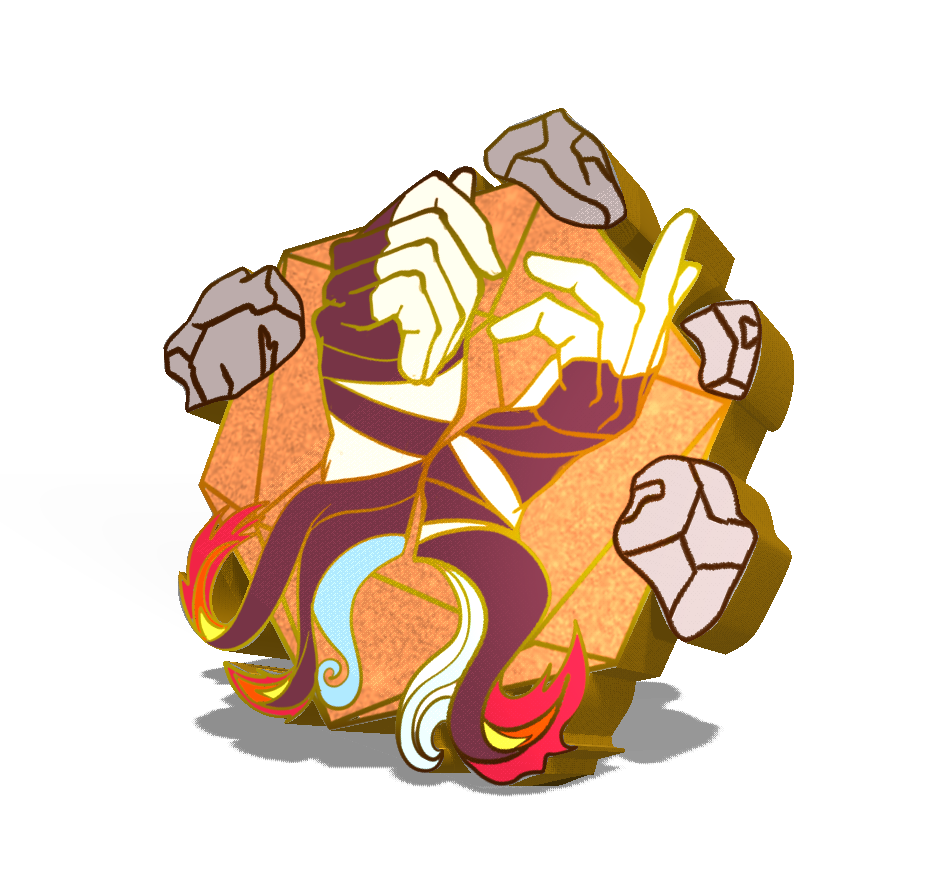 Dungeons & Dragons Role: Monk Enamel Pin