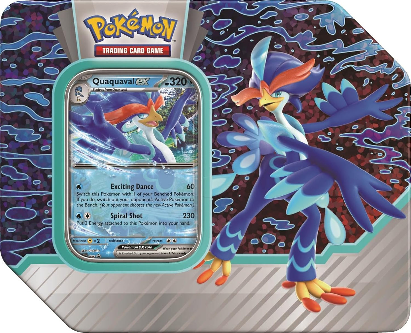 Pokemon: Paldea Partners Tin (Quaquaval EX)