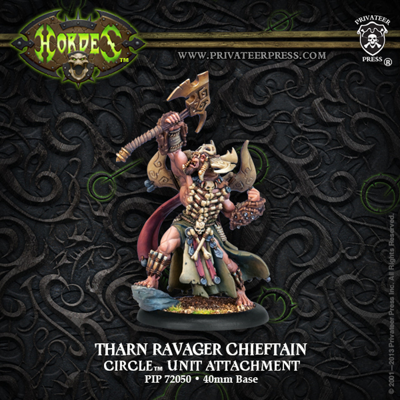 Hordes: Circle Orboros Tharn Ravager Chieftain