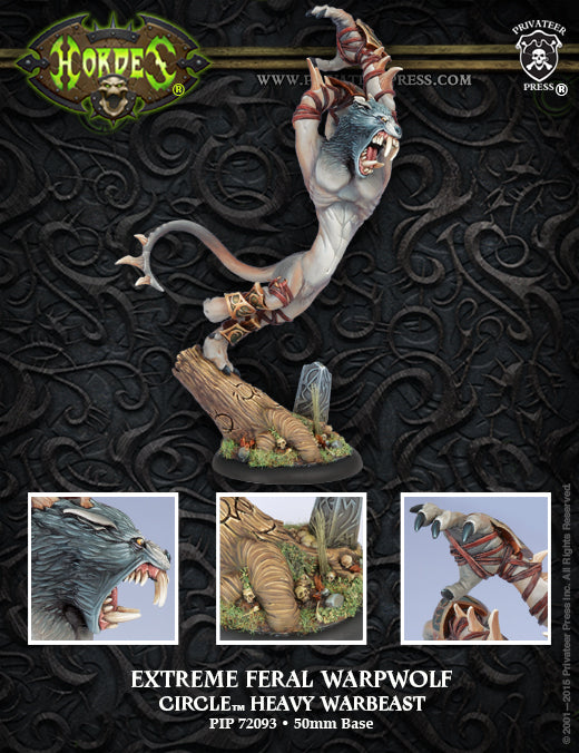 Hordes: Circle Orboros Extreme Feral Warpwolf