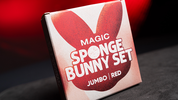 Magic Sponge Bunny Rabbit Jumbo Set (Red) by Murphy's Magic