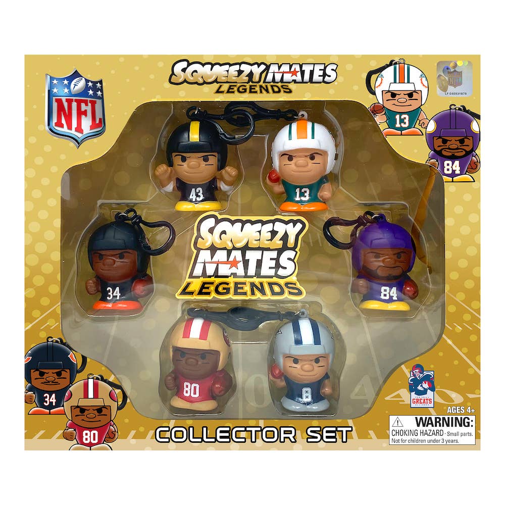 NFL SqueezyMates Legends 6-Figure Set 2024