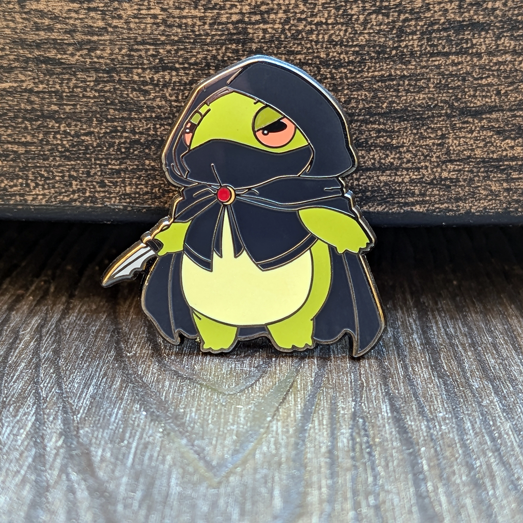 Frog Rogue Class Hard Enamel Pin - 1.5"