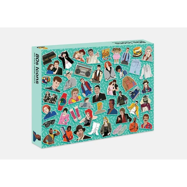 80's Icons 500 Pc Jigzaw Puzzle