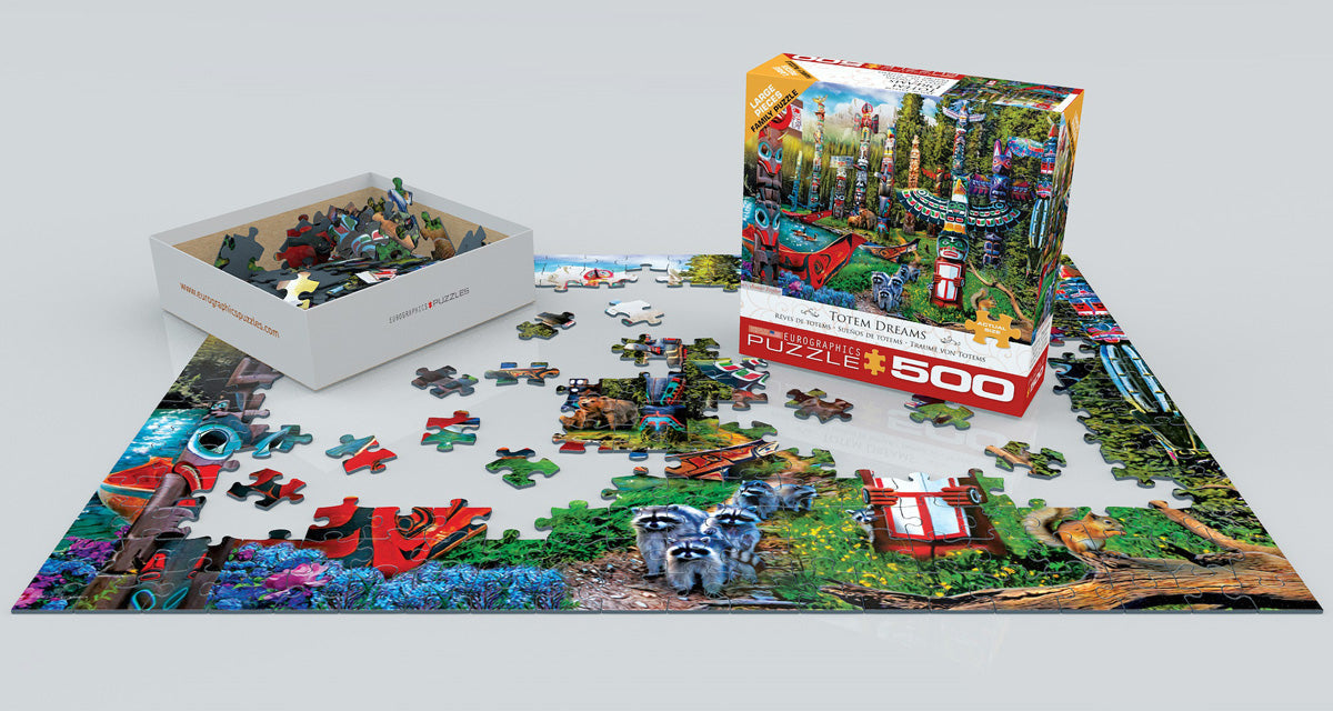 Puzzle: Family Oversize Puzzles - Totem Dreams