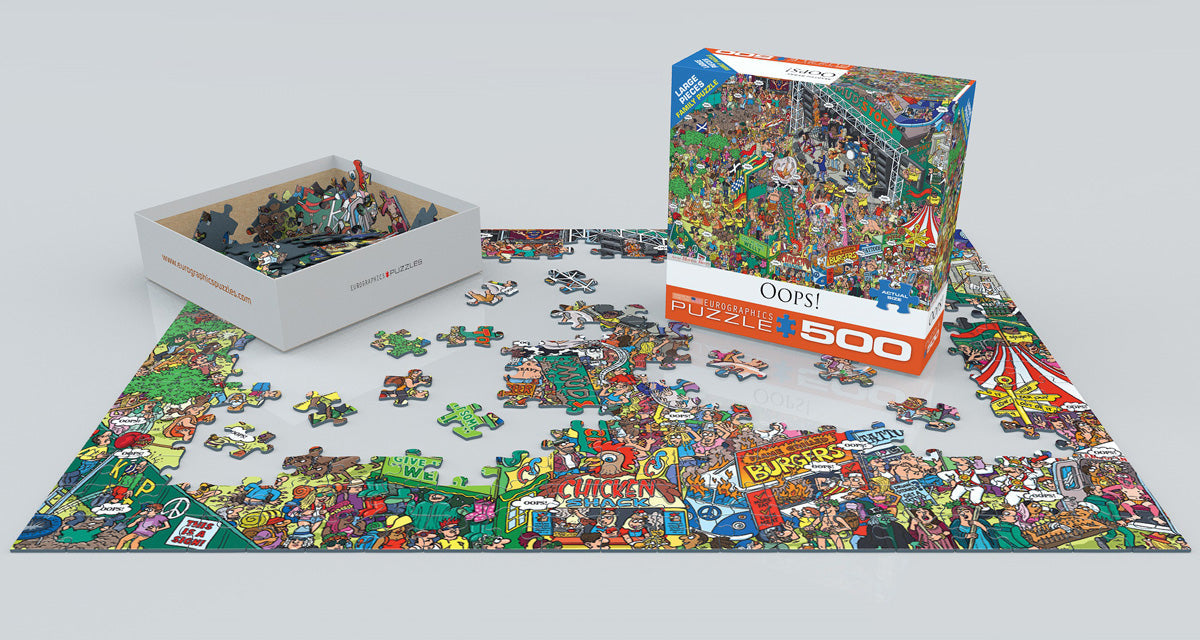 Puzzle: Variety 500 Pieces - Oops! by Berry Martin