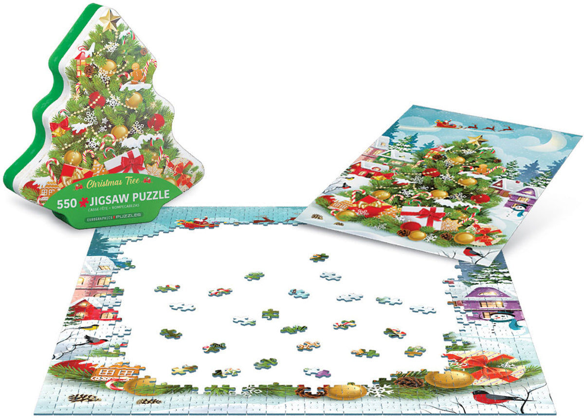Puzzle: Christmas Tree Tin