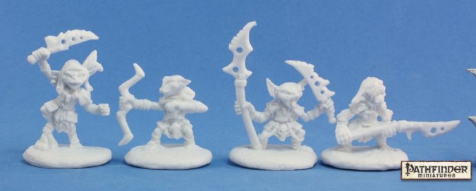 Bones Classic: Pathfinder Goblin Warriors (4)