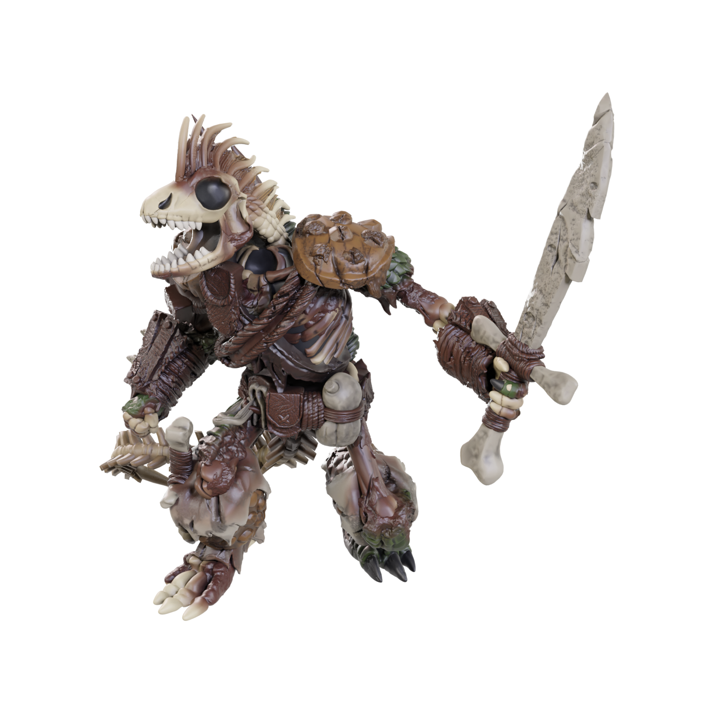 D&D: Nolzur's Marvelous Miniatures - Lizardfolk Skeleton
