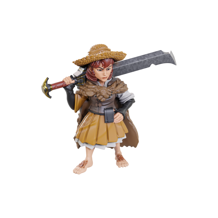 Pathfinder: Deep Cuts - Female Halfling Magus Low-Level