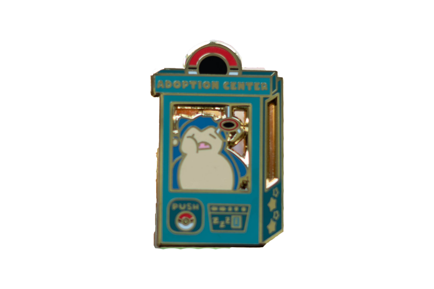Pokemon: Snorlax Adoption Center Enamel Pin
