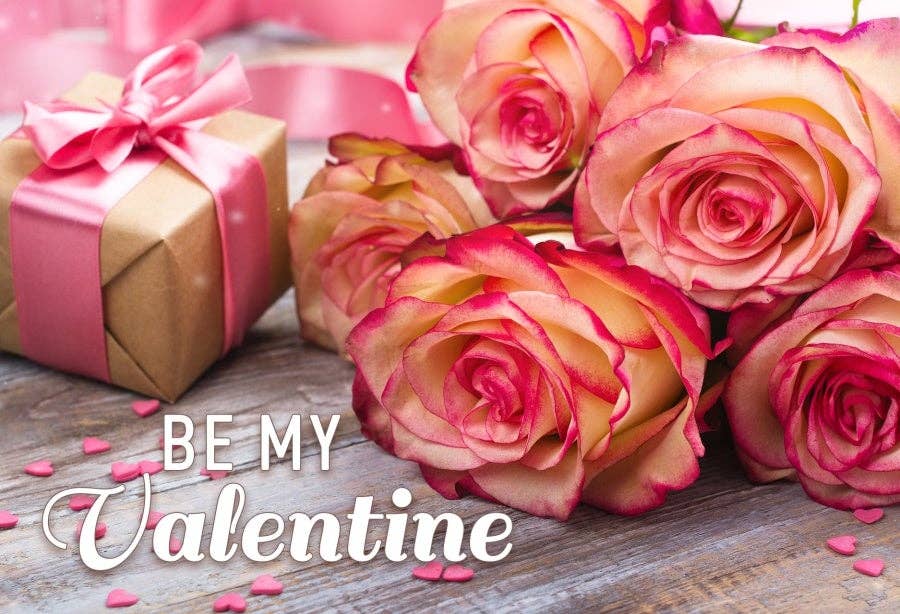 Valentine's Day Roses Puzzle Unique Gift Be Mine