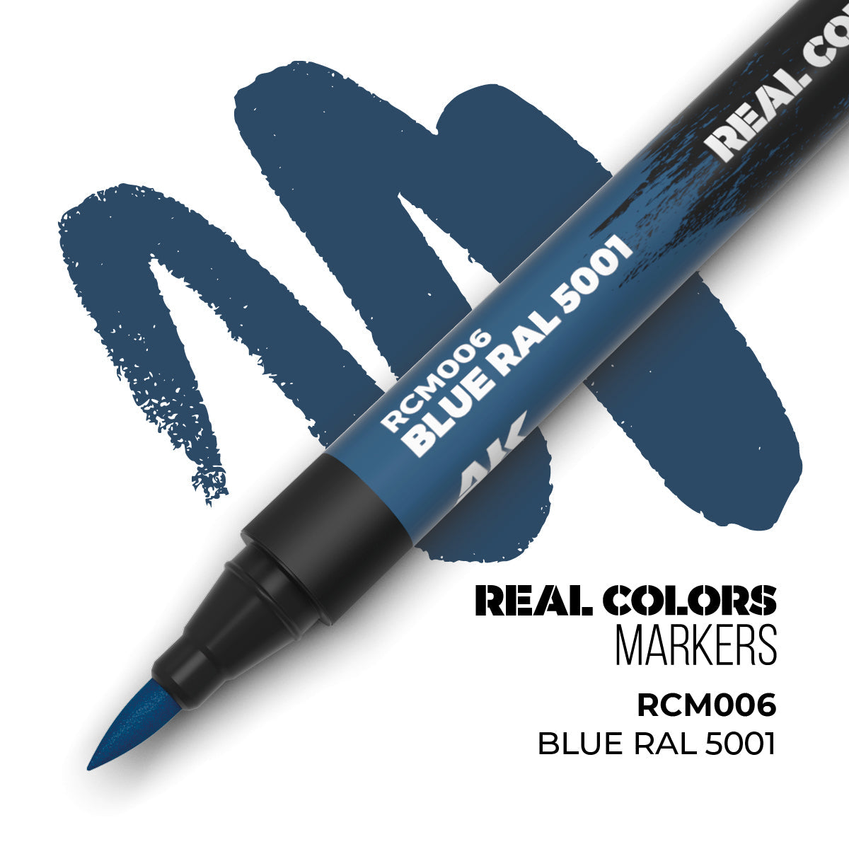 AK Interactive Markers: Real Color Markers - Blue Ral 5001