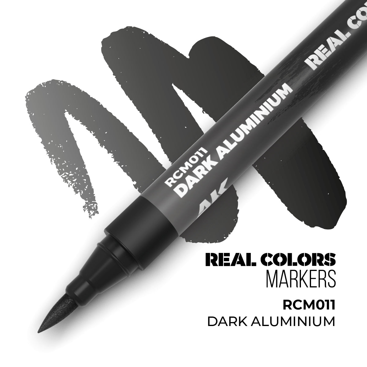 AK Interactive Markers: Real Color Markers - Dark Aluminium