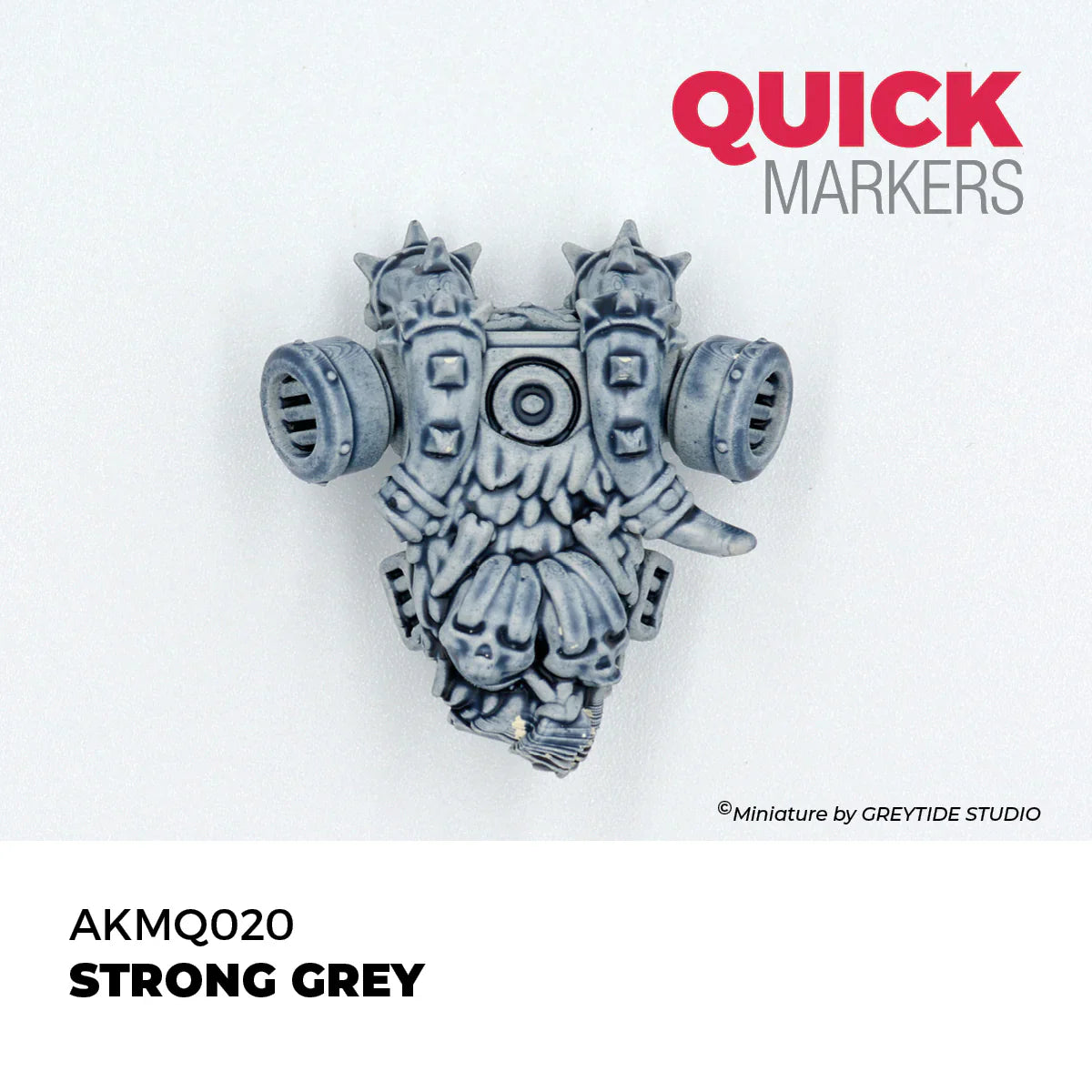 AK Interactive Markers: Quick Markers - Strong Grey