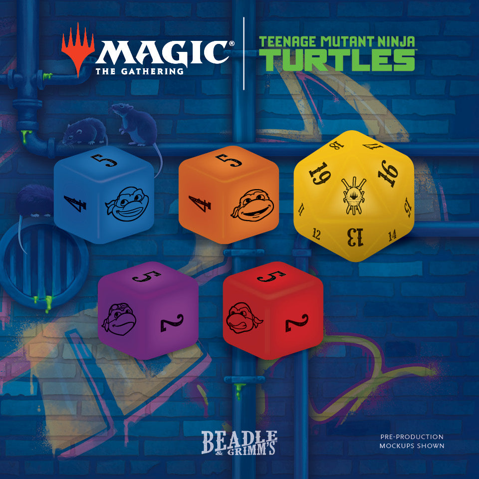 Beadle & Grimm's: Token Set - Magic: The Gathering - Teenage Mutant Ninja Turtles