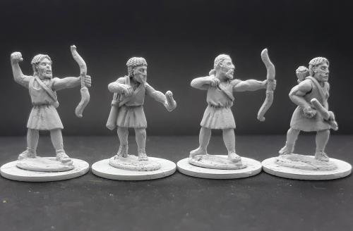 Gripping Beast Figures: The Punic Wars - Numidians - Numidian Archers (4)