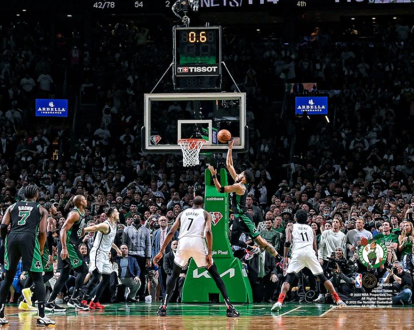 Jayson Tatum Game-Winner v. Nets Boston Celtics 8" x 10" Basketball Photo