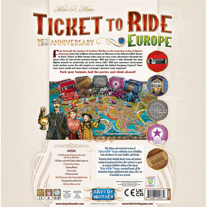 Ticket to Ride: Europe 15th Anniversary